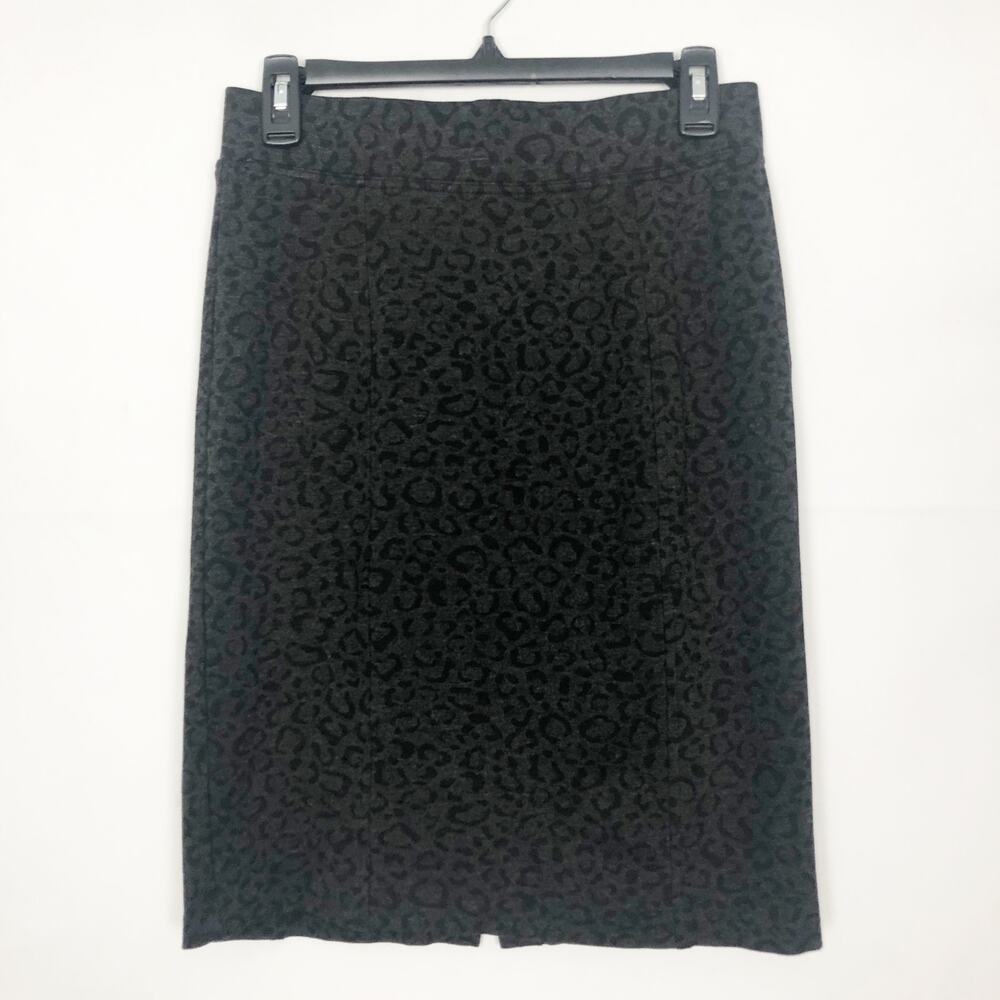 NYDJ Animal Print High-Waisted Skirt XS